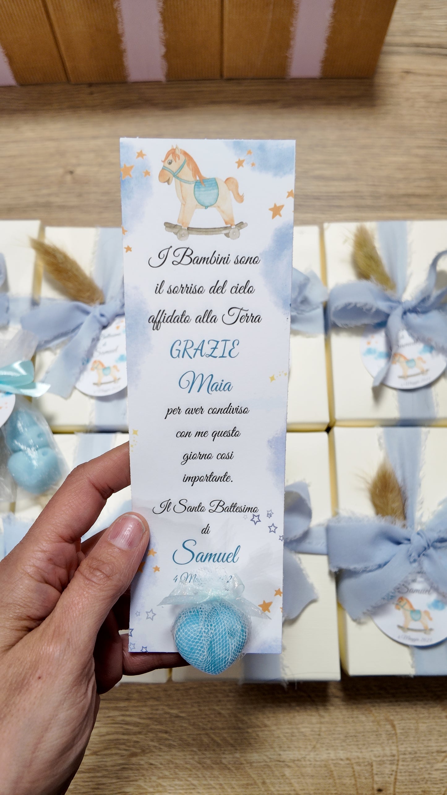 Segnaposto in cartoncino